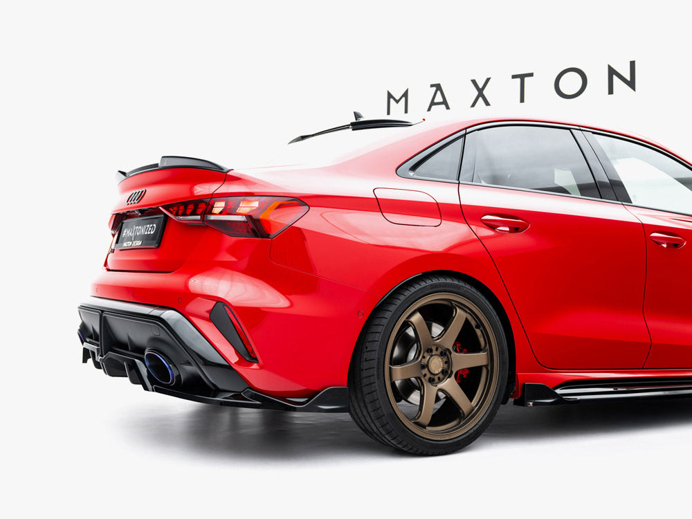 Audi - RS3 Sedan 8Y Facelift: Maxton Rear Splitter (Vertical Bars) V2