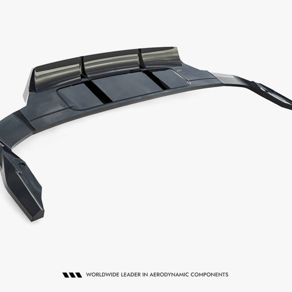 Audi - Q7 S Line MK2 Facelift 2: Maxton Rear Splitter (Vertical Bars)