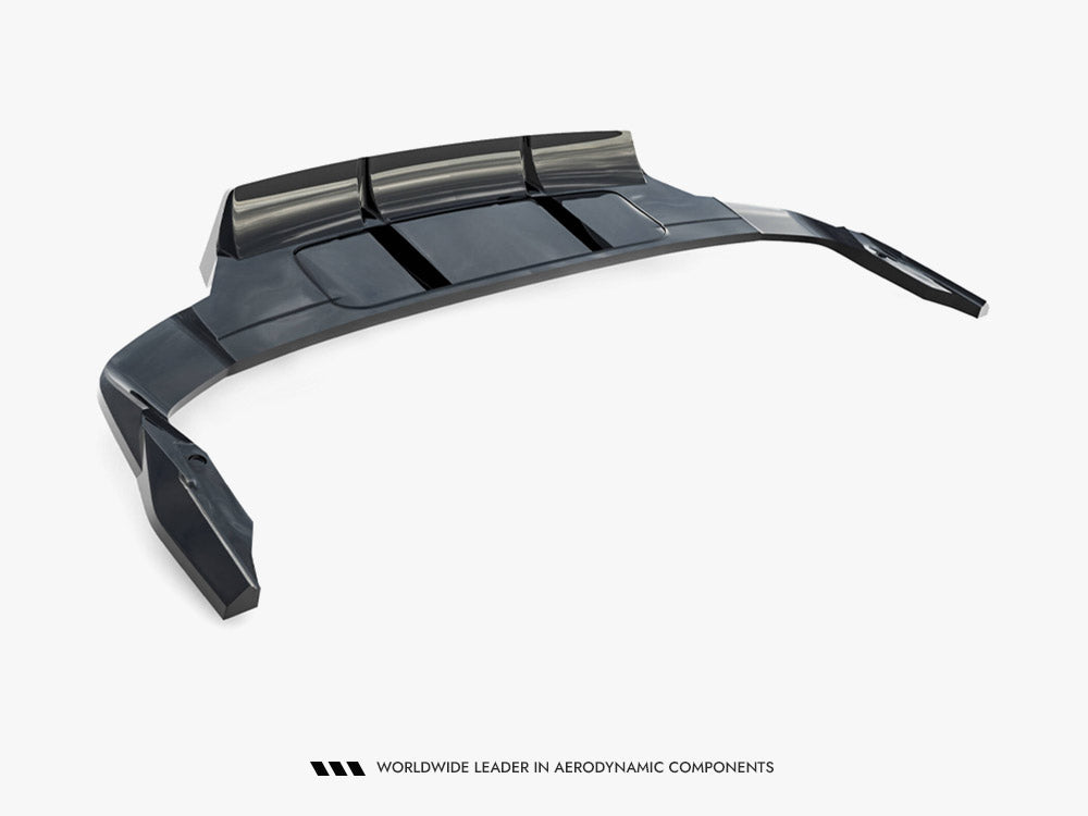 Audi - Q7 S Line MK2 Facelift 2: Maxton Rear Splitter (Vertical Bars)