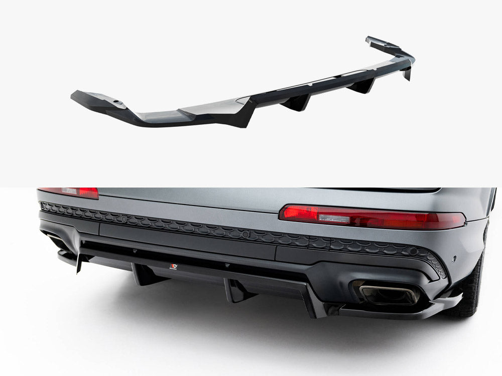 Audi - Q7 S Line MK2 Facelift 2: Maxton Rear Splitter (Vertical Bars)