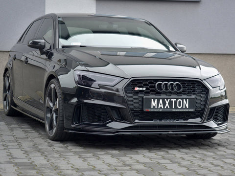 Audi - RS3 Sportback 8V Facelift: Maxton Front Splitter V2