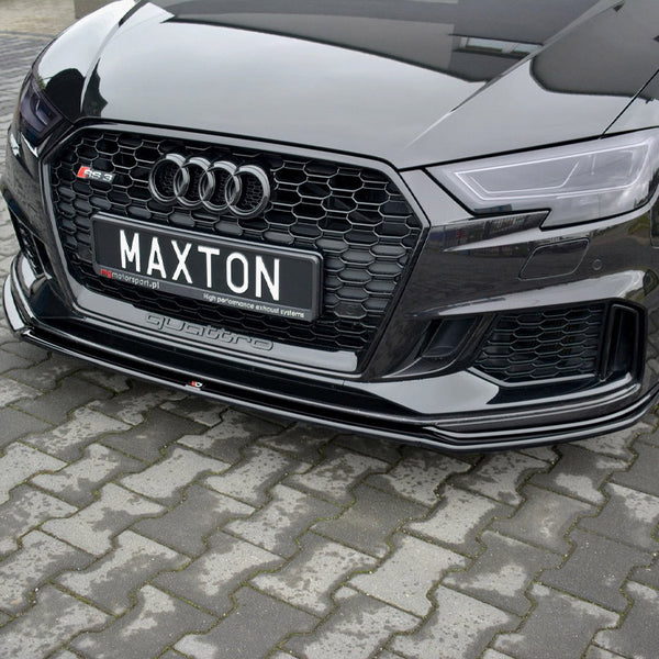 Audi - RS3 Sportback 8V Facelift: Maxton Front Splitter V2