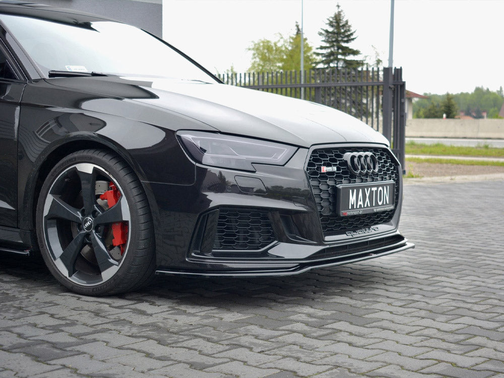 Audi - RS3 Sportback 8V Facelift: Maxton Front Splitter V2