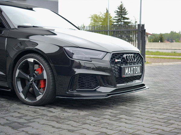 Audi - RS3 Sportback 8V Facelift: Maxton Front Splitter V2