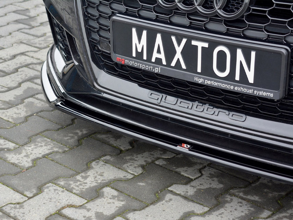 Audi - RS3 Sportback 8V Facelift: Maxton Front Splitter V2