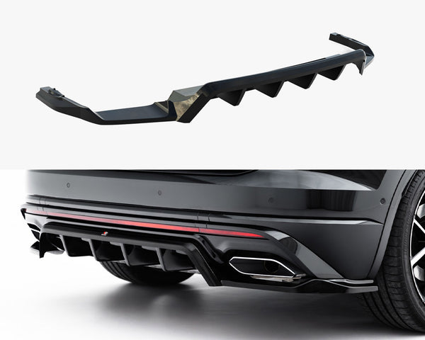 VW - Touareg R Line MK3 Facelift: Maxton Rear Splitter (Vertical Bars)