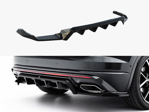 VW - Touareg R Line MK3 Facelift: Maxton Rear Splitter (Vertical Bars)