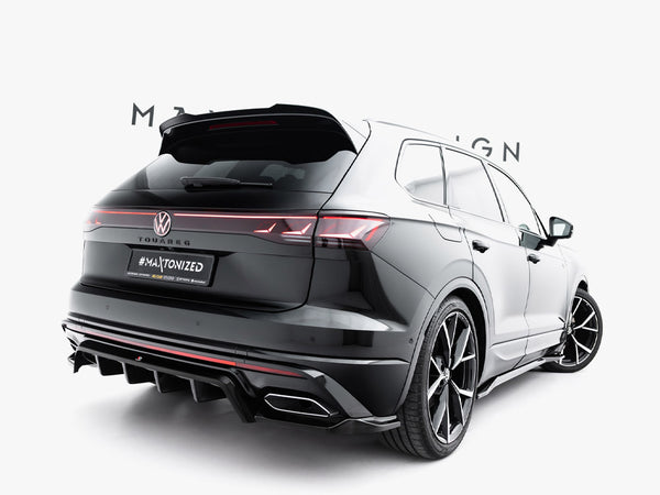 VW - Touareg R Line MK3 Facelift: Maxton Rear Splitter (Vertical Bars)