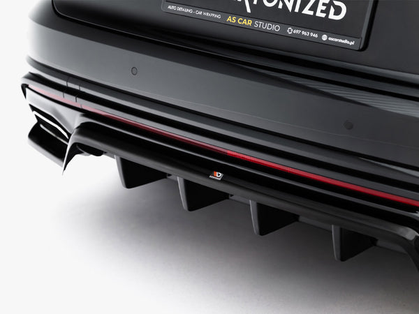 VW - Touareg R Line MK3 Facelift: Maxton Rear Splitter (Vertical Bars)