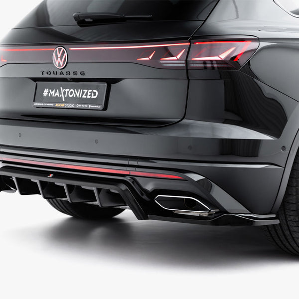 VW - Touareg R Line MK3 Facelift: Maxton Rear Splitter (Vertical Bars)