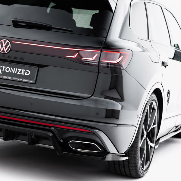 VW - Touareg R Line MK3 Facelift: Maxton Rear Splitter (Vertical Bars)