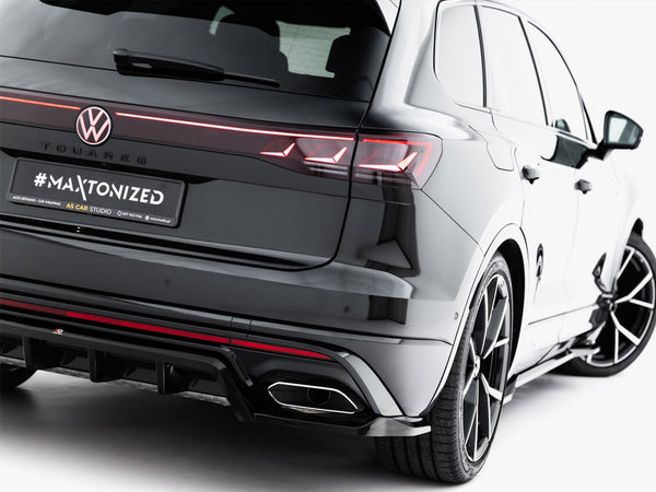 VW - Touareg R Line MK3 Facelift: Maxton Rear Splitter (Vertical Bars)