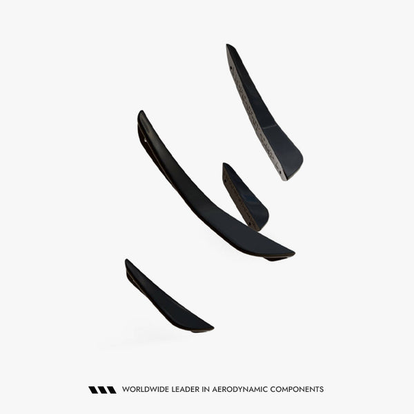 VW - Polo GTI MK6 Facelift: Maxton Front Bumper Wings (Canards)