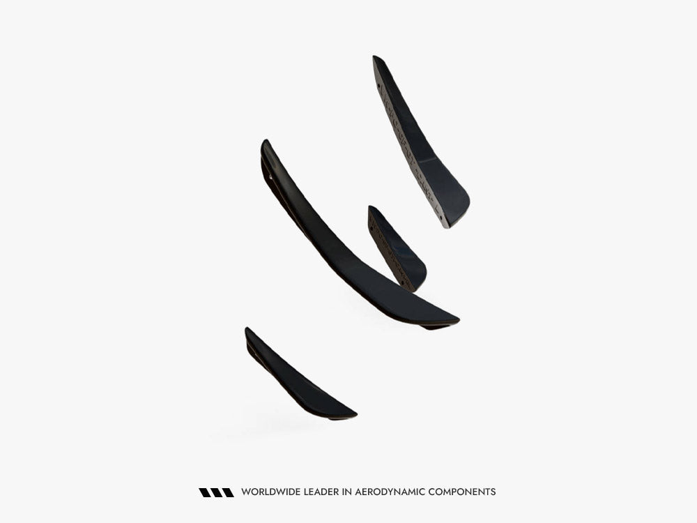 VW - Polo GTI MK6 Facelift: Maxton Front Bumper Wings (Canards)