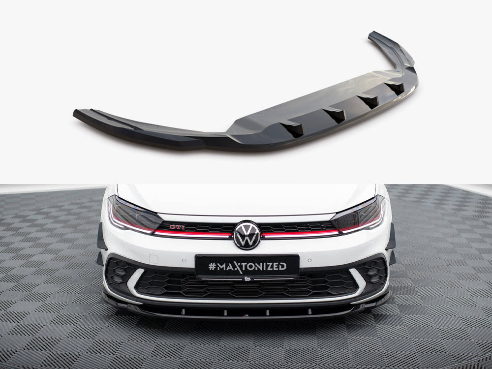 VW - Polo GTI MK6 Facelift: Maxton Front Splitter V1
