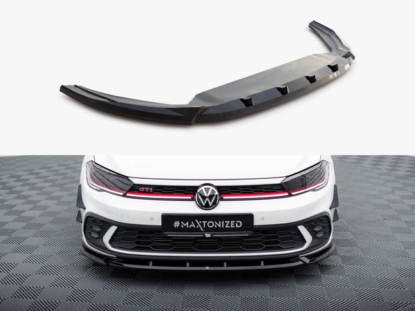 VW - Polo GTI MK6 Facelift: Maxton Front Splitter V2
