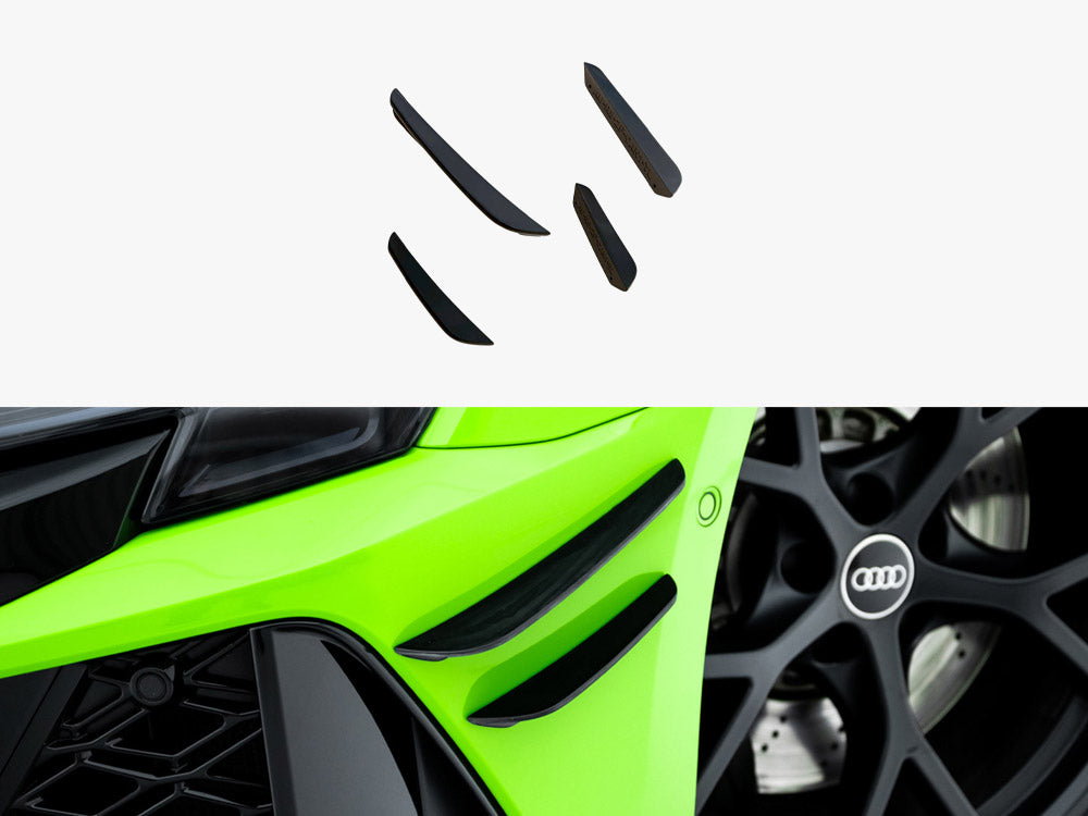 Audi - RS3 Sportback 8Y Facelift: Maxton Front Bumper Wings (Canards)