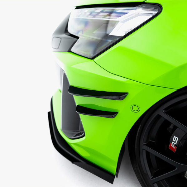 Audi - RS3 Sportback 8Y Facelift: Maxton Front Bumper Wings (Canards)