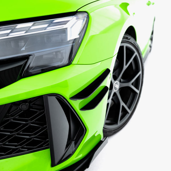 Audi - RS3 Sportback 8Y Facelift: Maxton Front Bumper Wings (Canards)