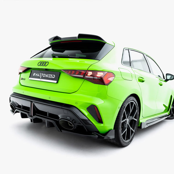 Audi - RS3 Sportback 8Y Facelift: Maxton Rear Splitter (Vertical Bars) V3