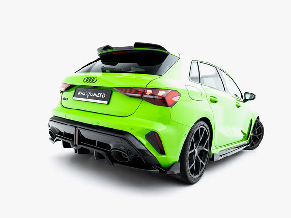 Audi - RS3 Sportback 8Y Facelift: Maxton Rear Splitter (Vertical Bars) V3
