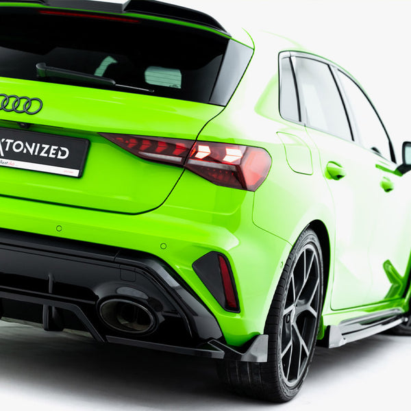 Audi - RS3 Sportback 8Y Facelift: Maxton Rear Splitter (Vertical Bars) V3