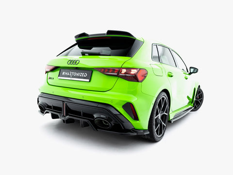 Audi - RS3 Sportback 8Y Facelift: Maxton Rear Splitter (Vertical Bars) V2