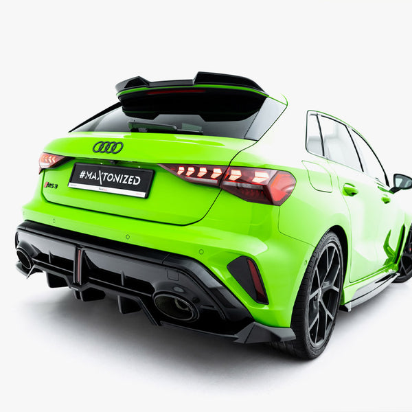 Audi - RS3 Sportback 8Y Facelift: Maxton Rear Splitter (Vertical Bars) V1
