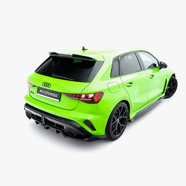 Audi - RS3 Sportback 8Y Facelift: Maxton Rear Splitter (Vertical Bars) V1