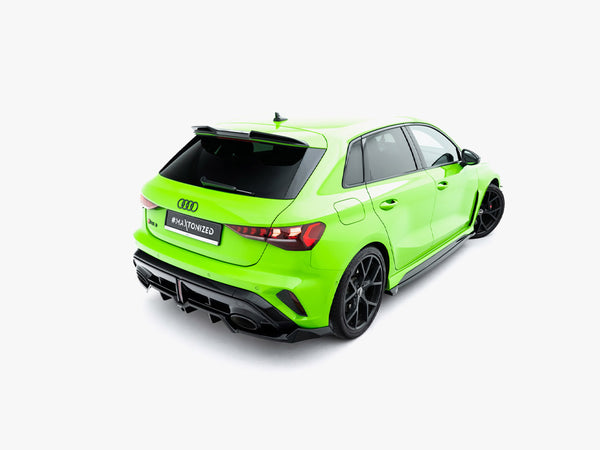 Audi - RS3 Sportback 8Y Facelift: Maxton Rear Splitter (Vertical Bars) V1