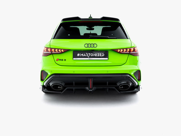 Audi - RS3 Sportback 8Y Facelift: Maxton Rear Splitter (Vertical Bars) V1