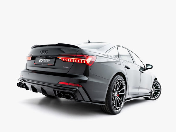 Audi - A6 S Line / S6 C8 / C8 Facelift: Maxton Rear Diffuser + Exhaust Ends Imitation