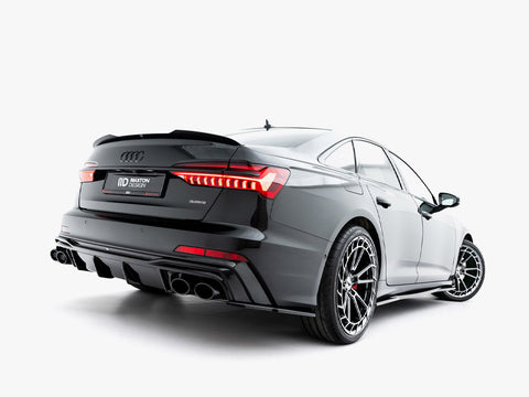 Audi - A6 S Line / S6 C8 / C8 Facelift: Maxton Rear Diffuser + Exhaust Ends Imitation