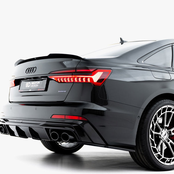 Audi - A6 S Line / S6 C8 / C8 Facelift: Maxton Rear Diffuser + Exhaust Ends Imitation