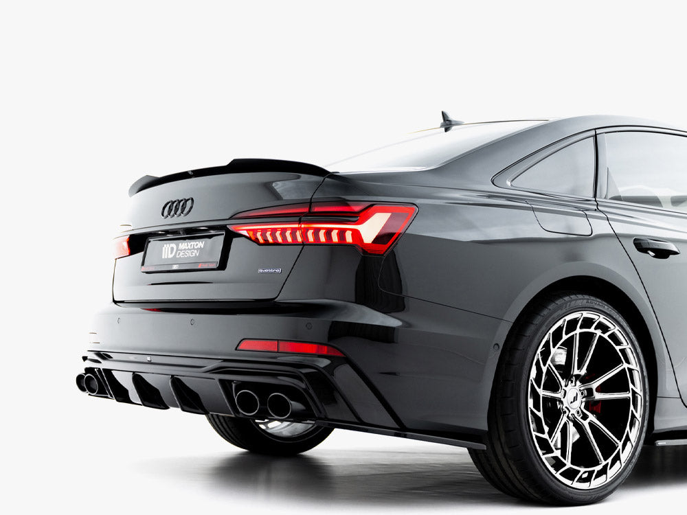 Audi - A6 S Line / S6 C8 / C8 Facelift: Maxton Rear Diffuser + Exhaust Ends Imitation