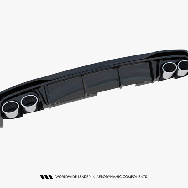 Audi - A6 S Line / S6 C8 / C8 Facelift: Maxton Rear Diffuser + Exhaust Ends Imitation