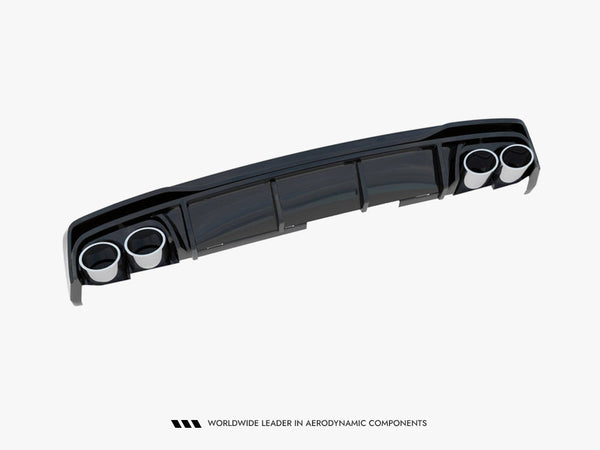 Audi - A6 S Line / S6 C8 / C8 Facelift: Maxton Rear Diffuser + Exhaust Ends Imitation
