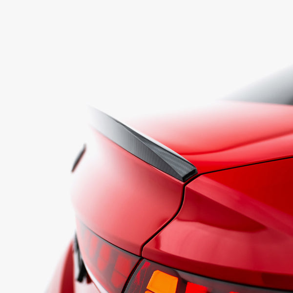 Audi - RS3 / S3 / A3 S Line / A3 Sedan 8Y Facelift: Maxton Pre-preg Carbon Fibre Boot Spoiler V2