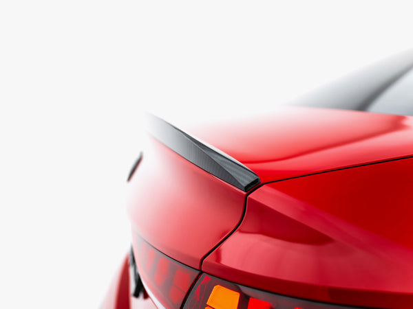 Audi - RS3 / S3 / A3 S Line / A3 Sedan 8Y Facelift: Maxton Pre-preg Carbon Fibre Boot Spoiler V2