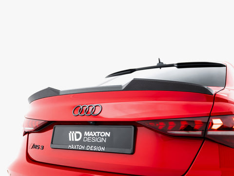 Audi - RS3 / S3 / A3 S Line / A3 Sedan 8Y Facelift: Maxton Pre-preg Carbon Fibre Boot Spoiler V1