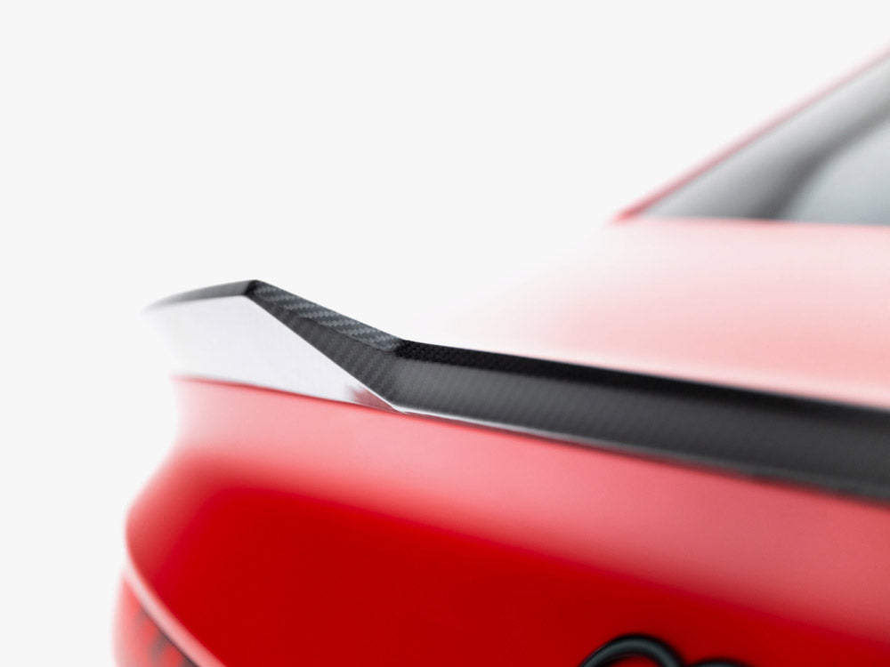 Audi - RS3 / S3 / A3 S Line / A3 Sedan 8Y Facelift: Maxton Pre-preg Carbon Fibre Boot Spoiler V1
