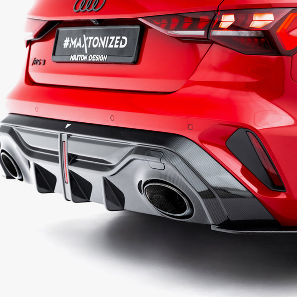 Audi - RS3 Sedan 8Y Facelift: Maxton Pre-preg Carbon Fibre Rear Diffuser