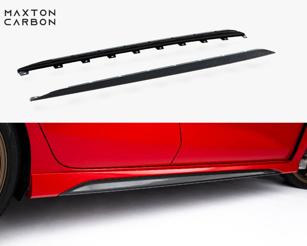 Audi - RS3 Sedan 8Y Facelift: Maxton Pre-preg Carbon Fibre Side Skirts V2