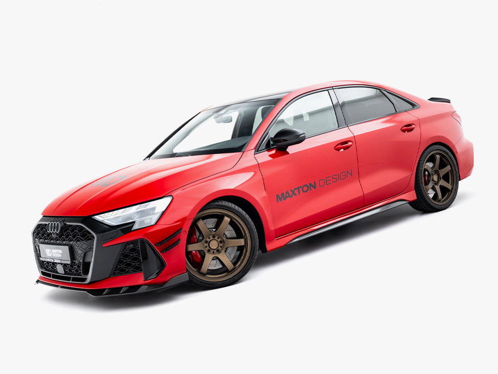 Audi - RS3 Sedan 8Y Facelift: Maxton Pre-preg Carbon Fibre Side Skirts V2