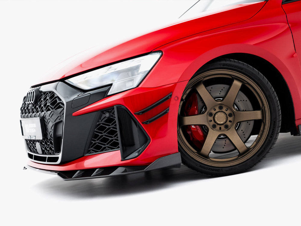 Audi - RS3 Sedan 8Y Facelift: Maxton Pre-preg Carbon Fibre Front Splitter