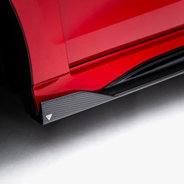 Audi - RS3 Sedan 8Y Facelift: Maxton Set of Pre-preg Carbon Fibre Side Skirts