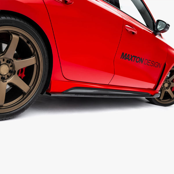 Audi - RS3 Sedan 8Y Facelift: Maxton Set of Pre-preg Carbon Fibre Side Skirts