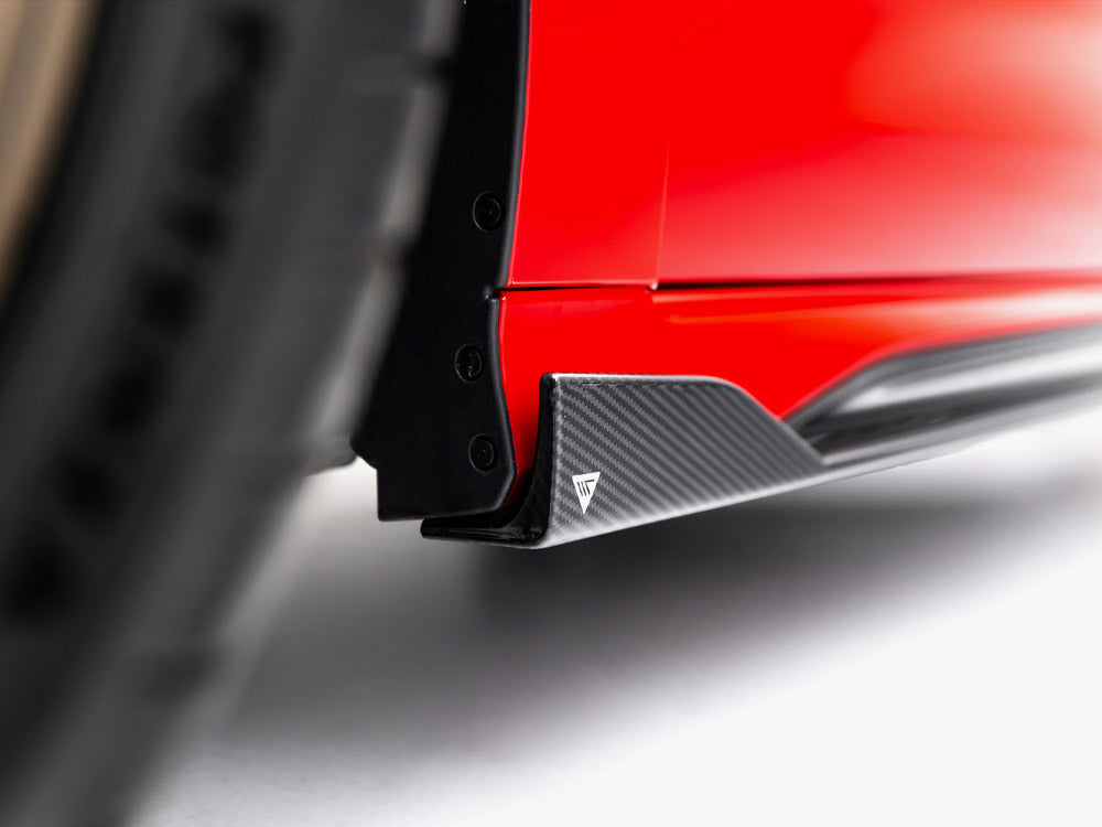 Audi - RS3 Sedan 8Y Facelift: Maxton Set of Pre-preg Carbon Fibre Side Skirts