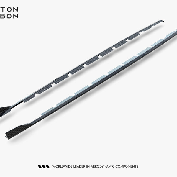 Audi - RS3 Sedan 8Y Facelift: Maxton Set of Pre-preg Carbon Fibre Side Skirts