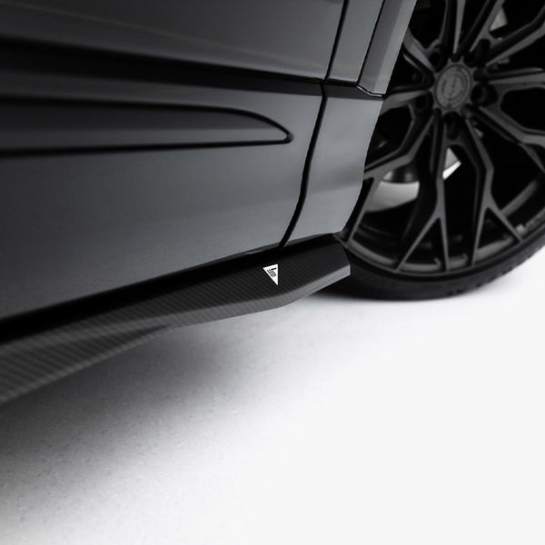 Audi - SQ8 / Q8 S Line MK1 Facelift: Maxton Pre-preg Carbon Fibre Side Skirts
